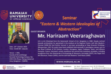 One Day Seminar on “Eastern & Western Ideologies of Abstraction”